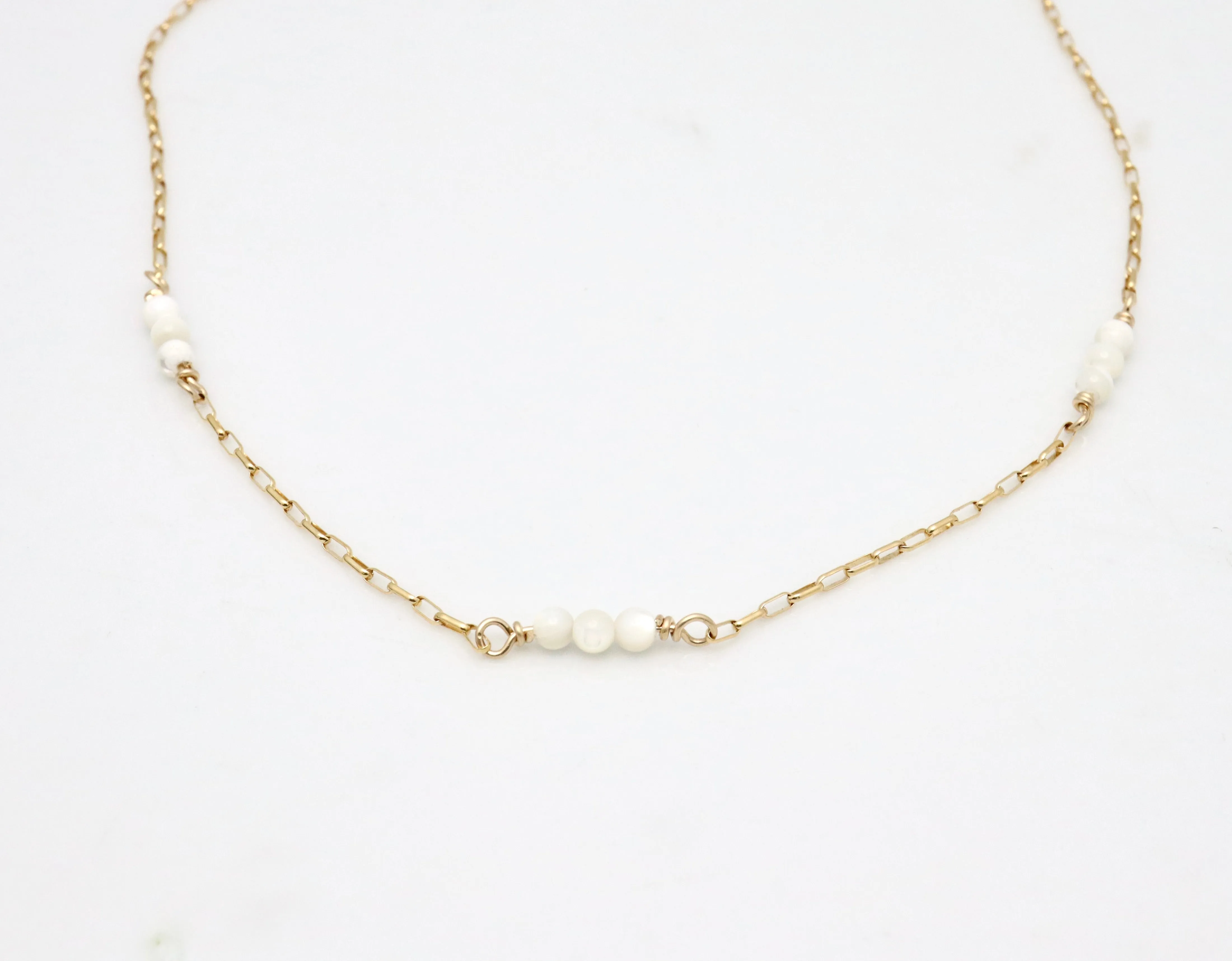 Lani Collection - Makena Moonstone Necklace