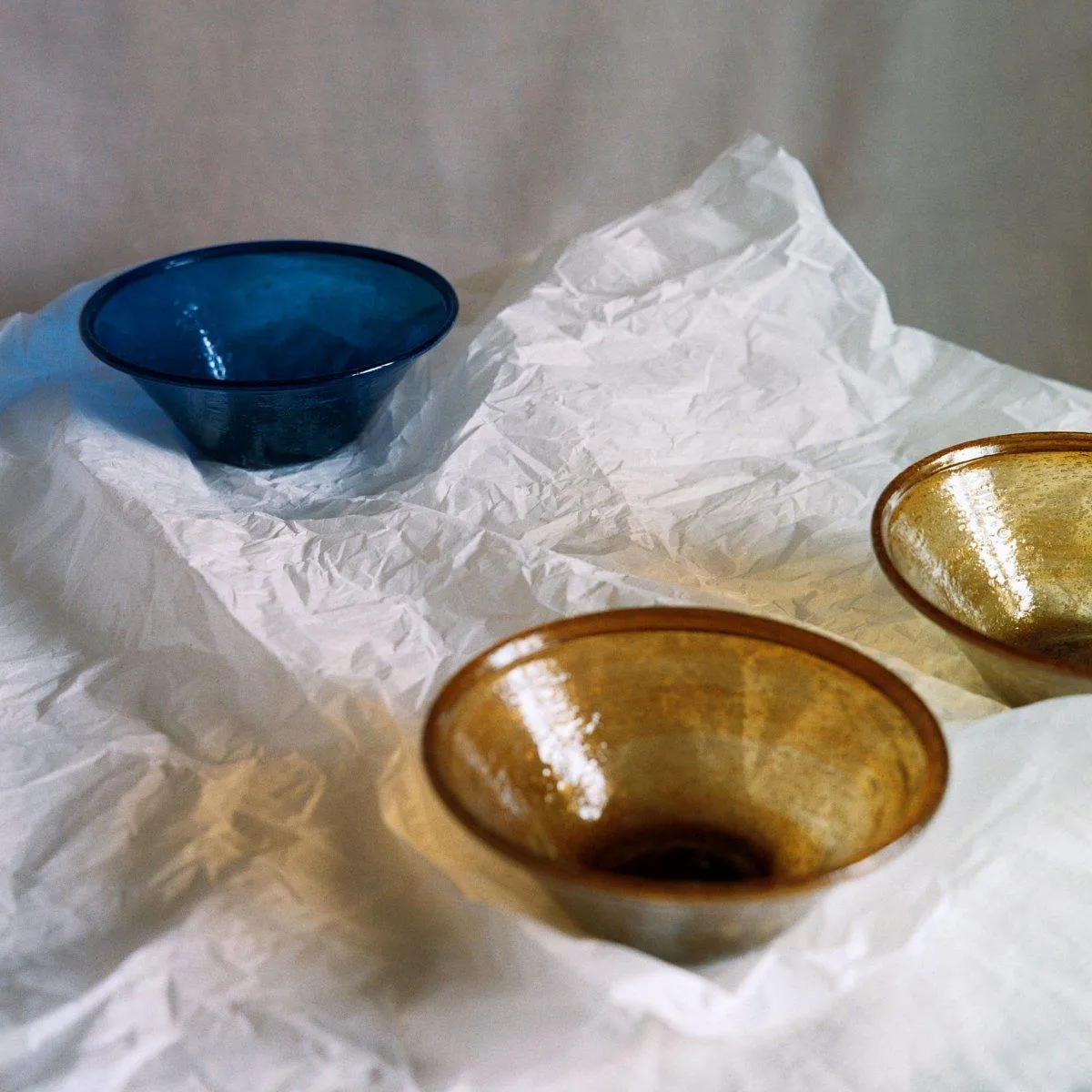 Lapis Glass Bowls