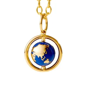 Large Rotating Globe Pendant