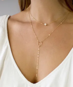 Lariat Long Necklace