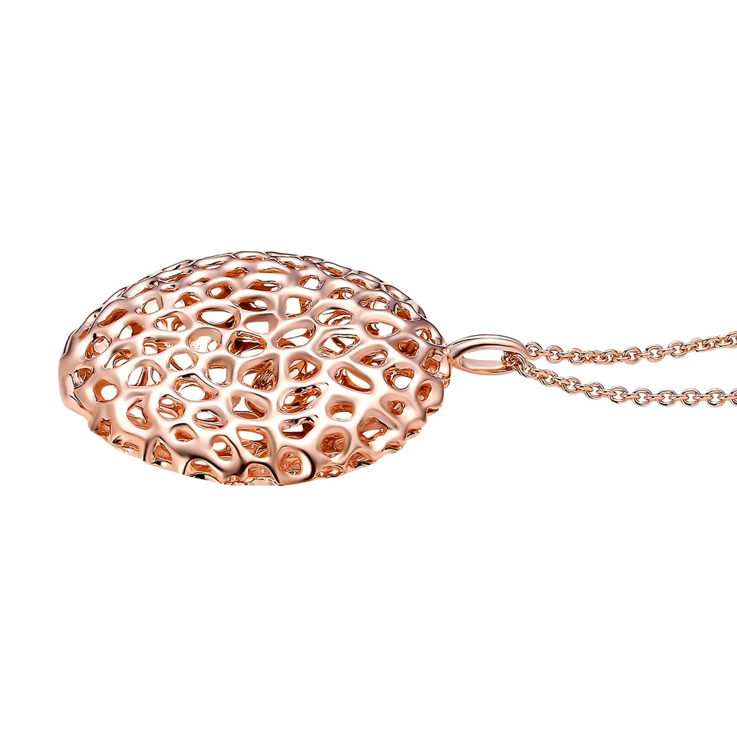 Lattice Disc Pendant with FREE Chain