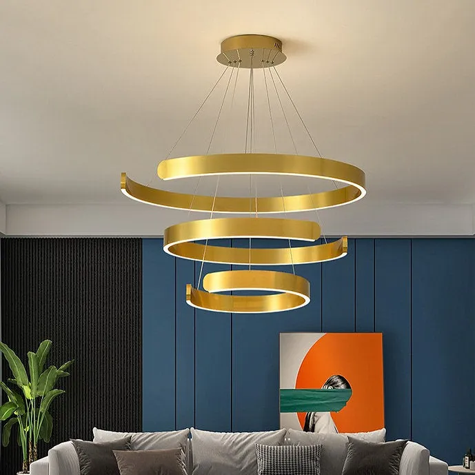 LED Multi-layer Modern Decorative Round Pendant Light