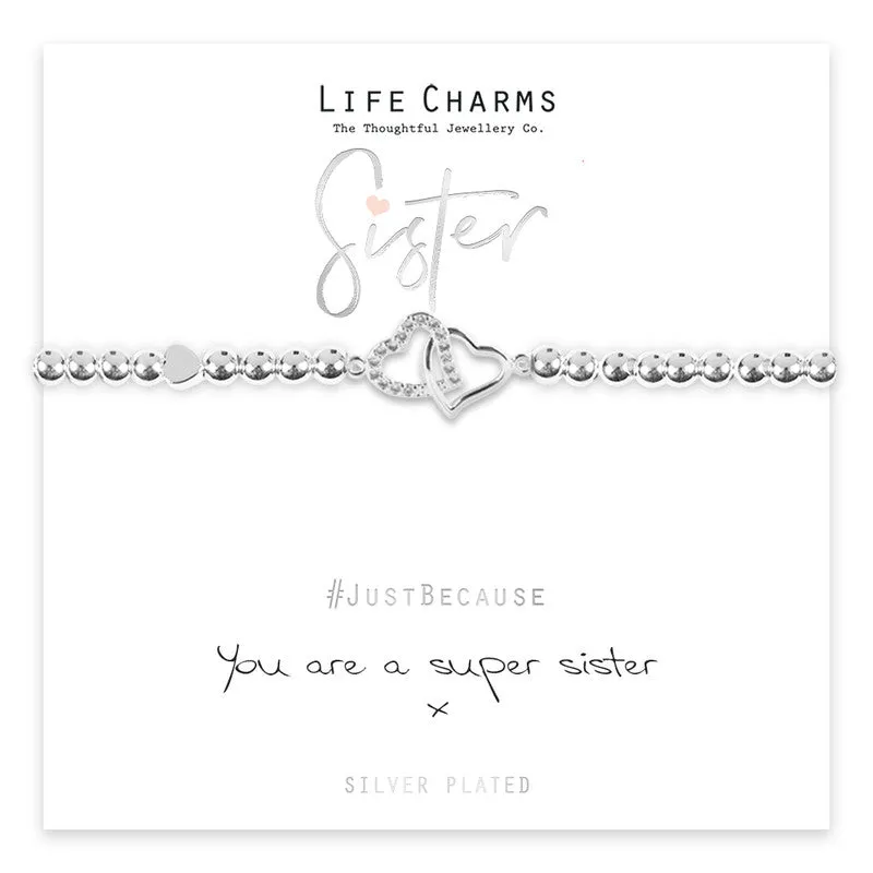 Life Charms - Super Sister Bracelet