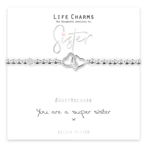 Life Charms - Super Sister Bracelet