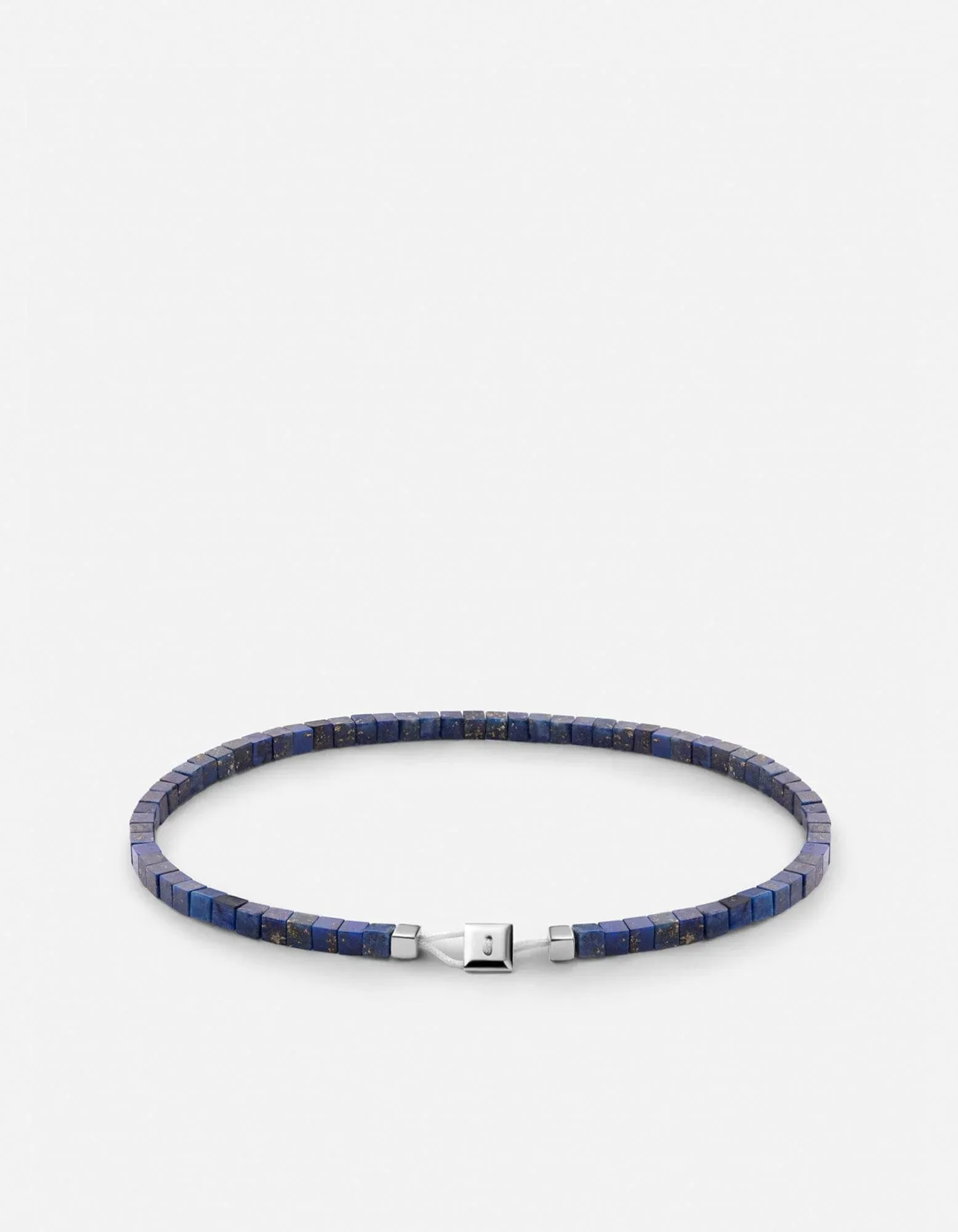 Miansai Coda Blue Lapis Sterling Silver Bracelet