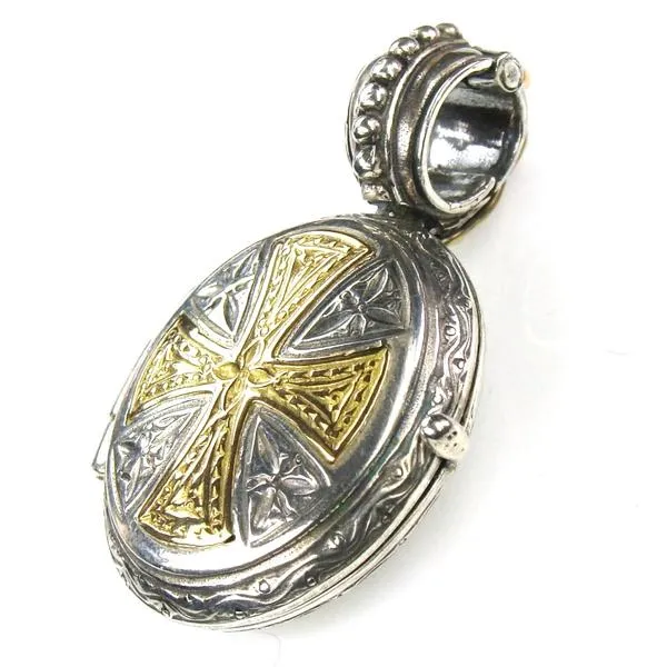 Mini Maltese Cross Locket