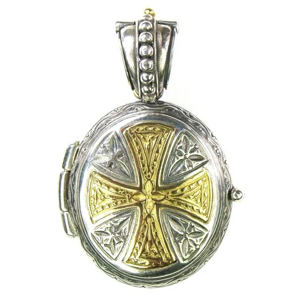 Mini Maltese Cross Locket