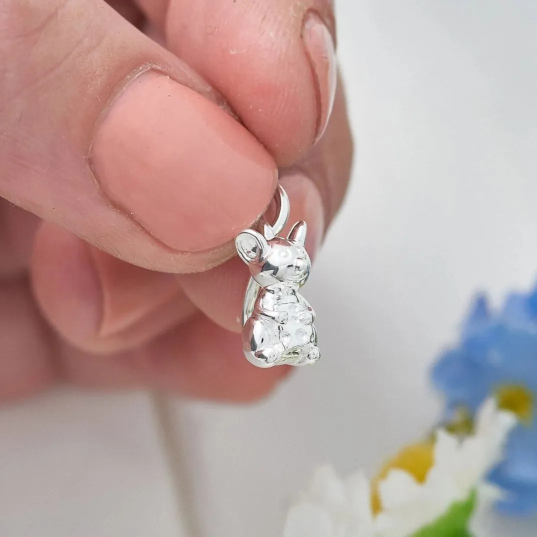 Mouse Silver Charm