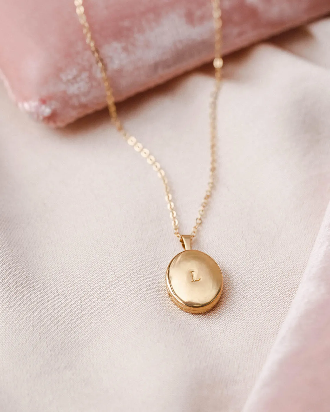 Oval Locket Necklace