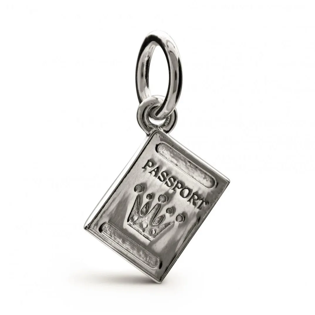 Passport Personalised Silver Charm