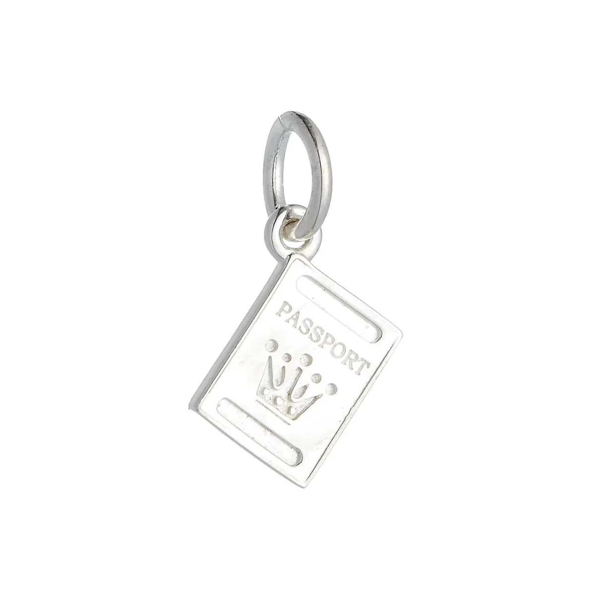 Passport Personalised Silver Charm