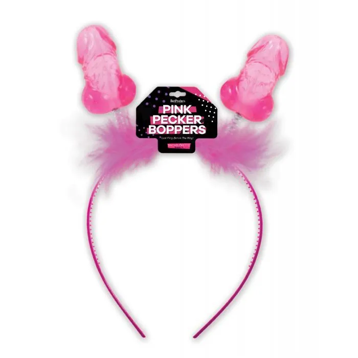 Pink Pecker Boppers Headband