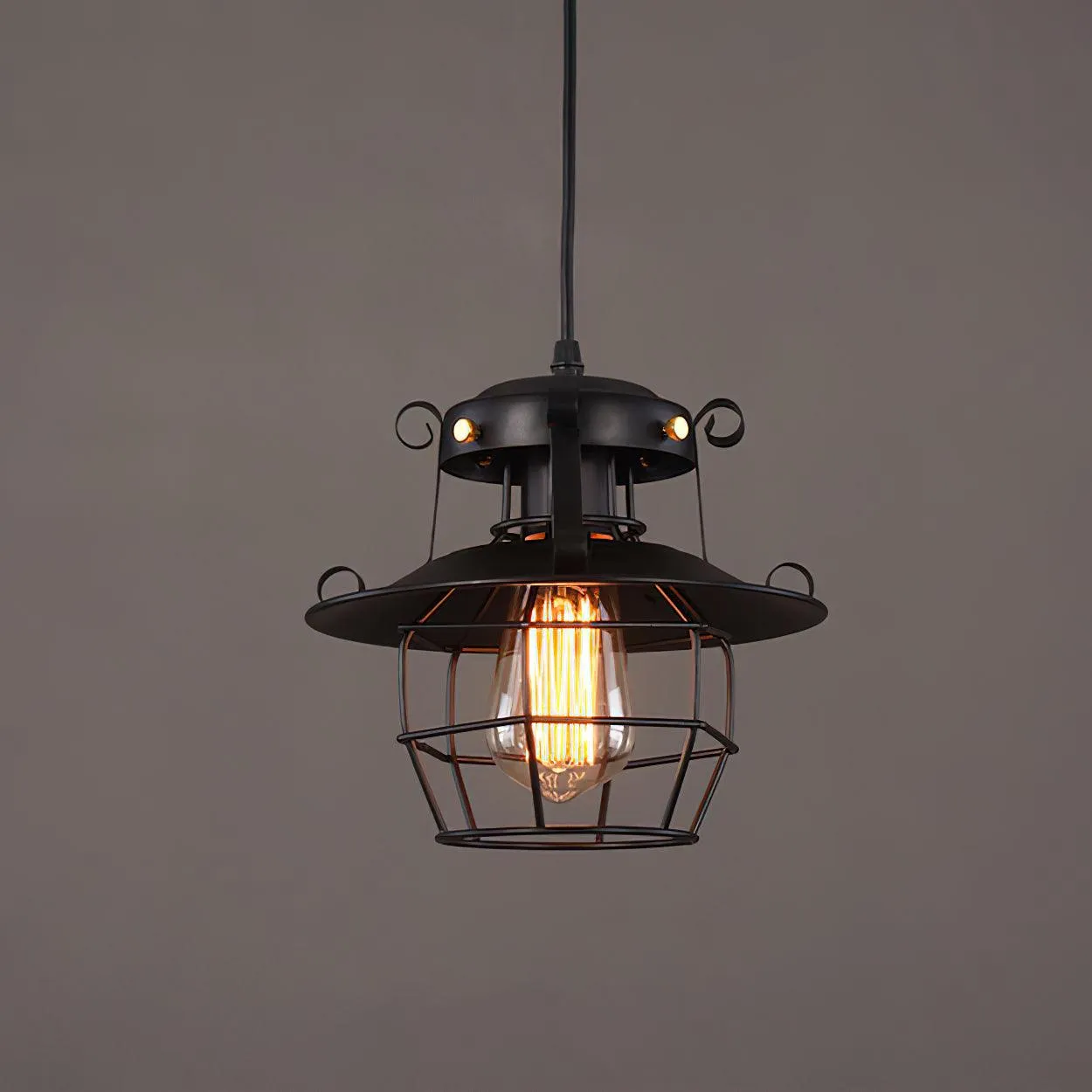 Retro Birdcage Pendant Light