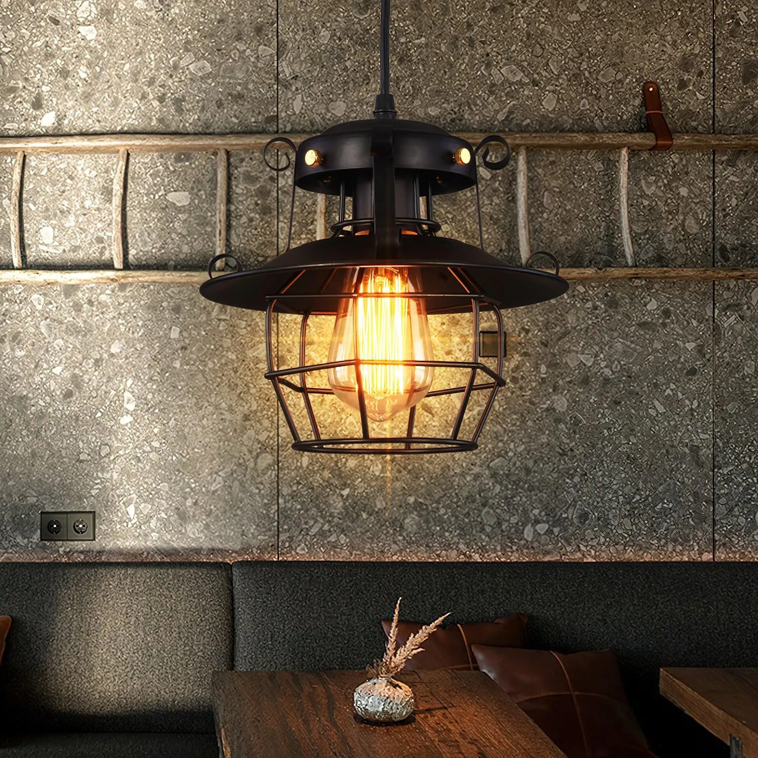 Retro Birdcage Pendant Light