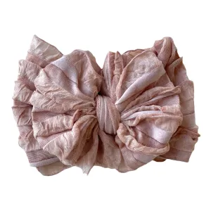 Rockin Royalty Baby Girl Brulee Tie Dye Ruffled Headband