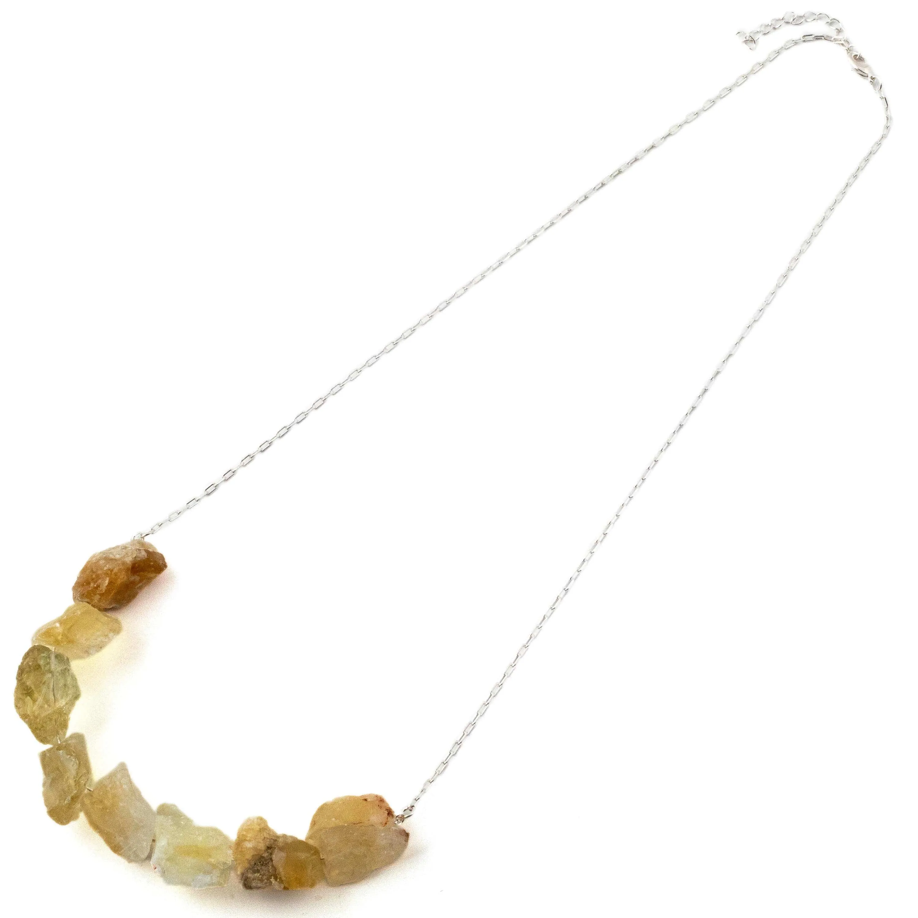 Rough Citrine Necklace