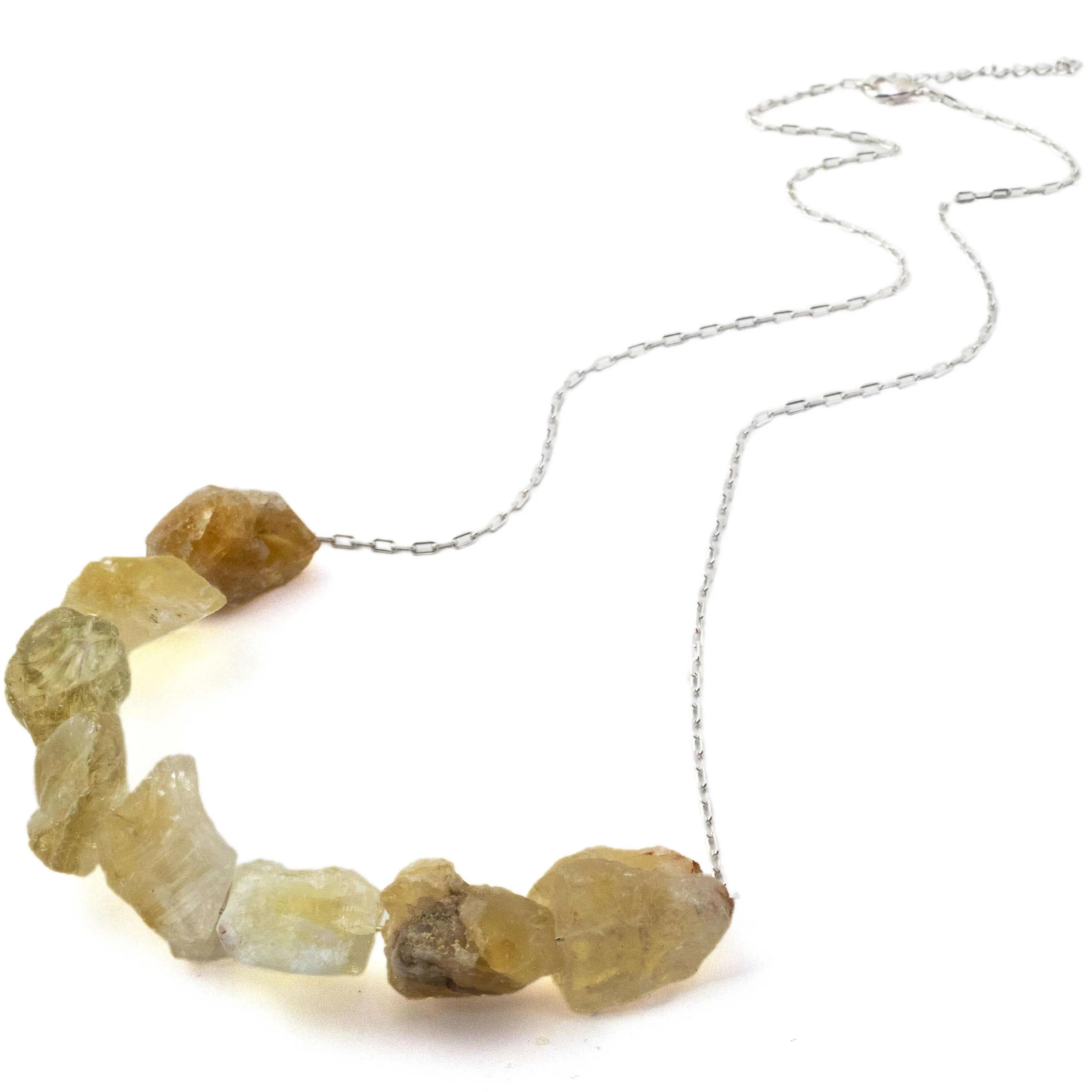 Rough Citrine Necklace