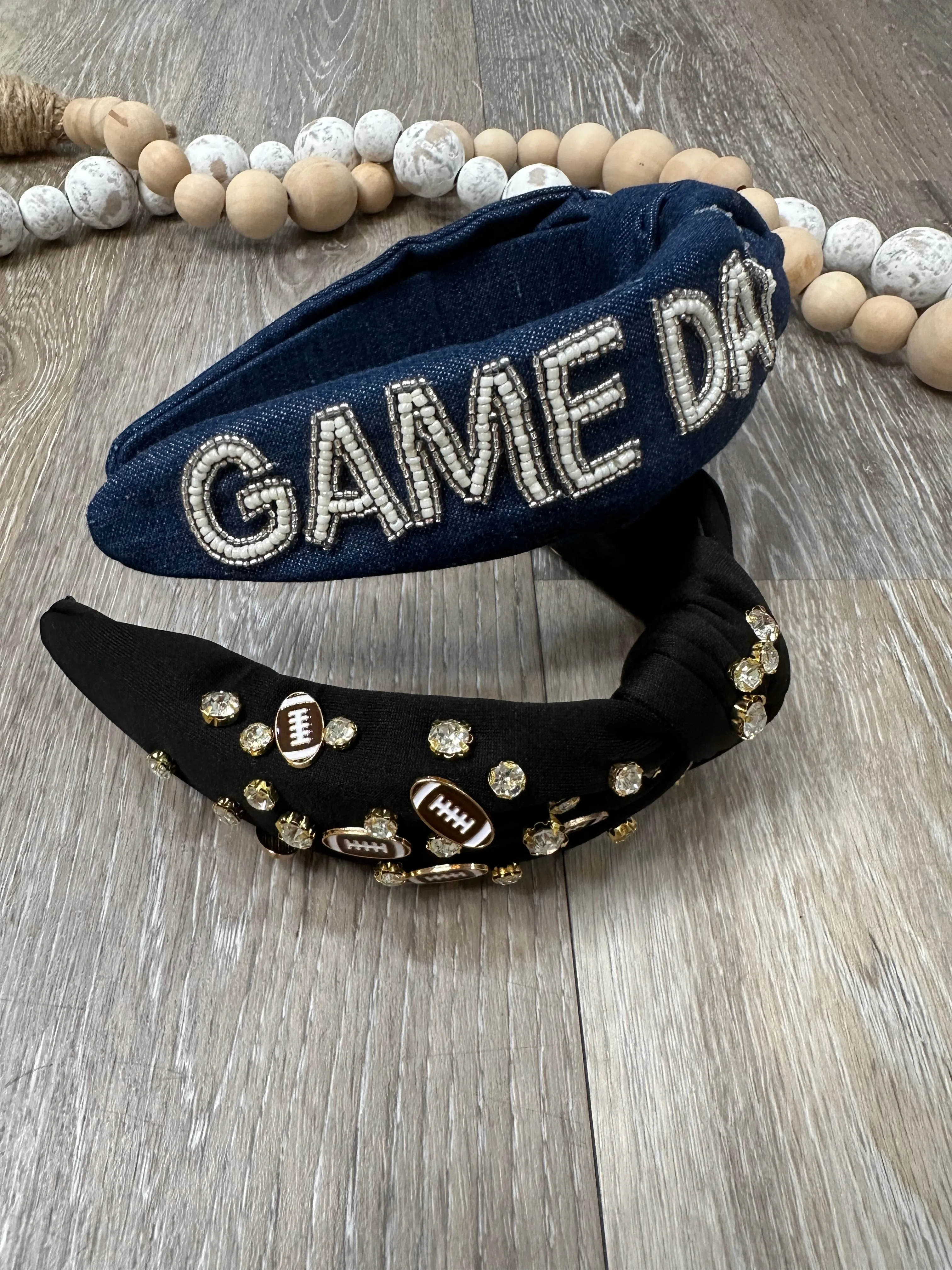 SHI Denim Game Day Knot Headband