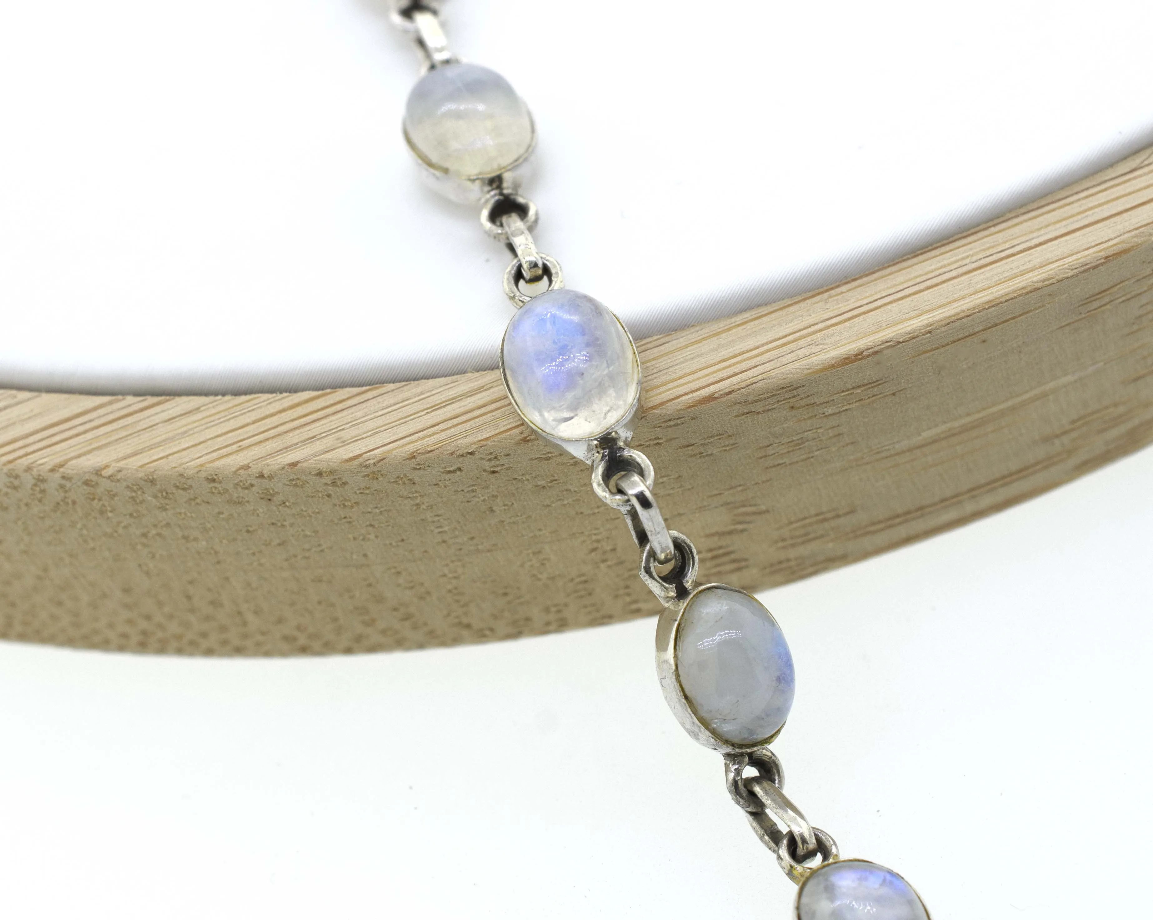 Simple Oval Gemstone Bracelet