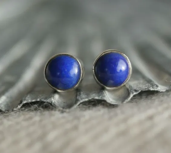 Small Lapis Studs