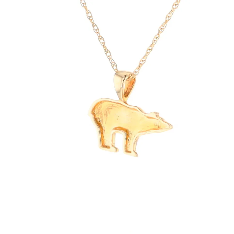 Small Polar Bear Pendant