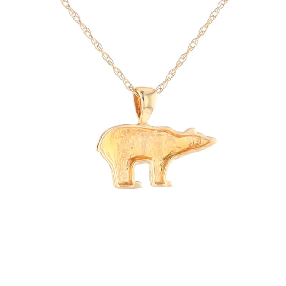 Small Polar Bear Pendant