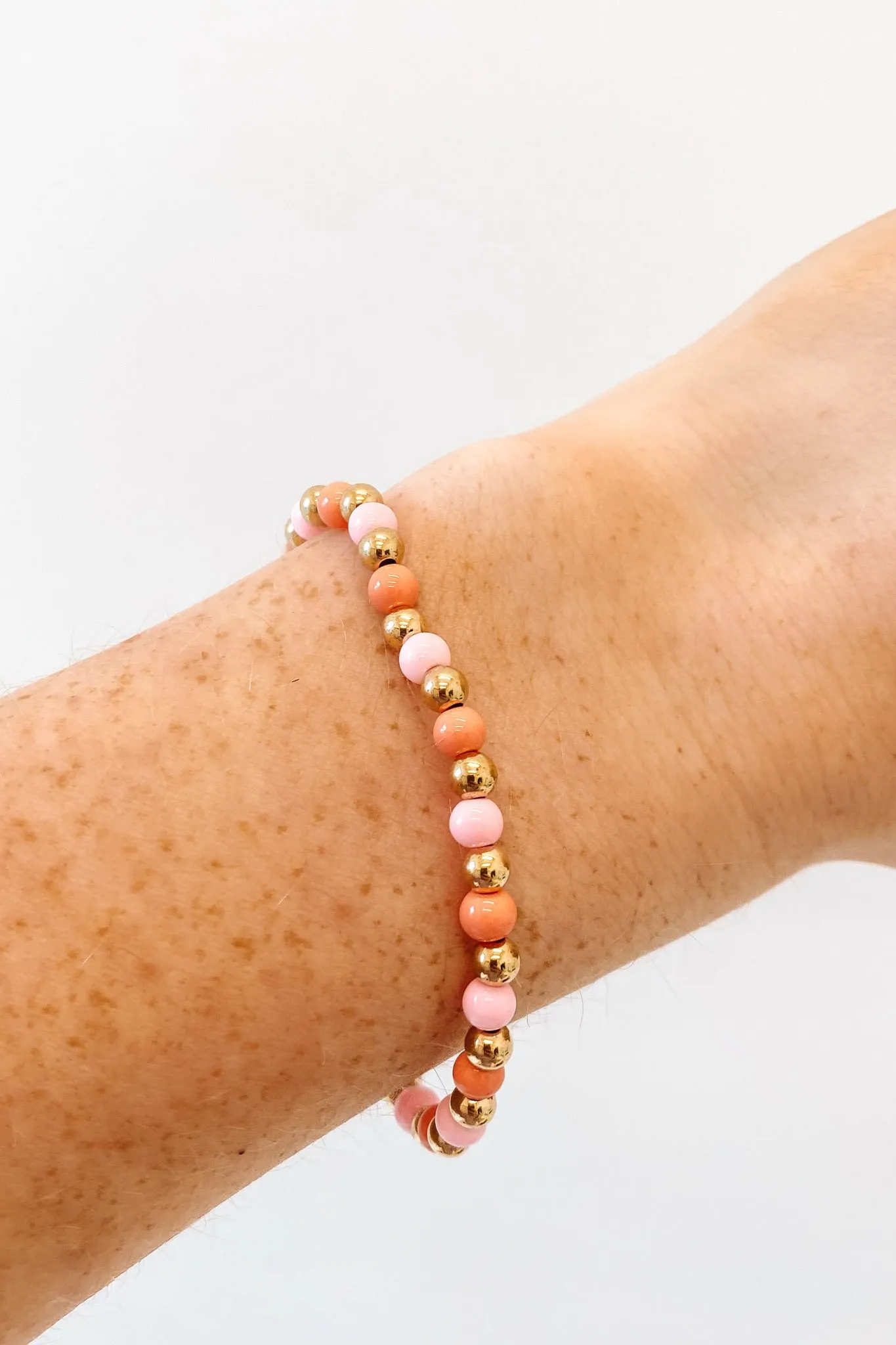 Summer In Naples Bracelet - Peach