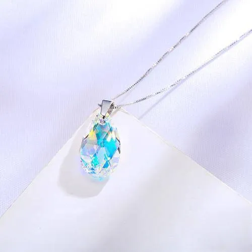 SWAROVSKI WaterDrop Shaped Pendant Necklace