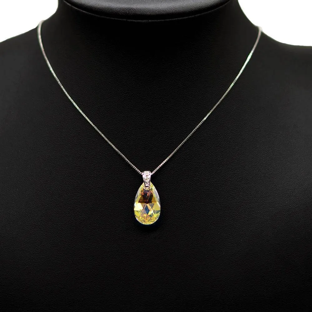 SWAROVSKI WaterDrop Shaped Pendant Necklace