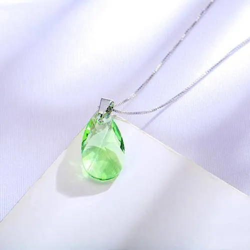 SWAROVSKI WaterDrop Shaped Pendant Necklace