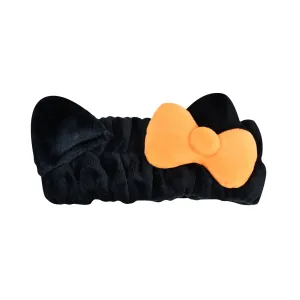 The Crème Shop x Hello Kitty “Spooky Season” Plush Spa Headband with Hello Kitty’s Signature Bow