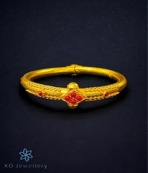 The Kadambari Silver Coorgi Bracelet (Size 2.2/2.4/2.6/2.8)