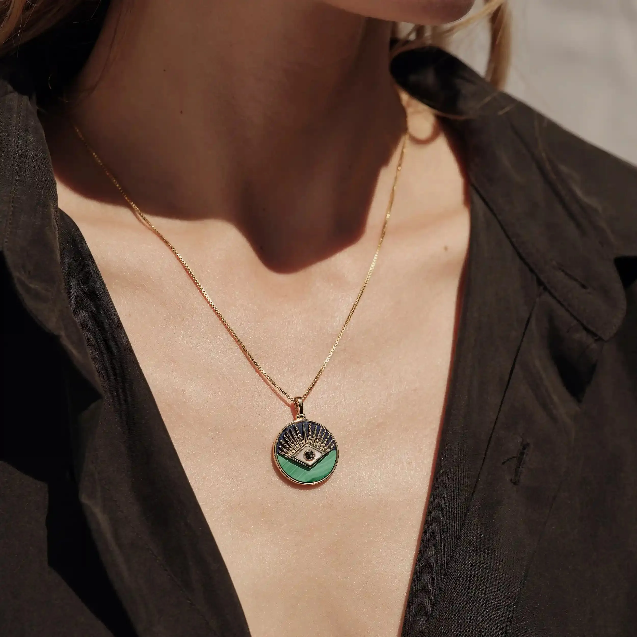 Third Eye Coin Necklace