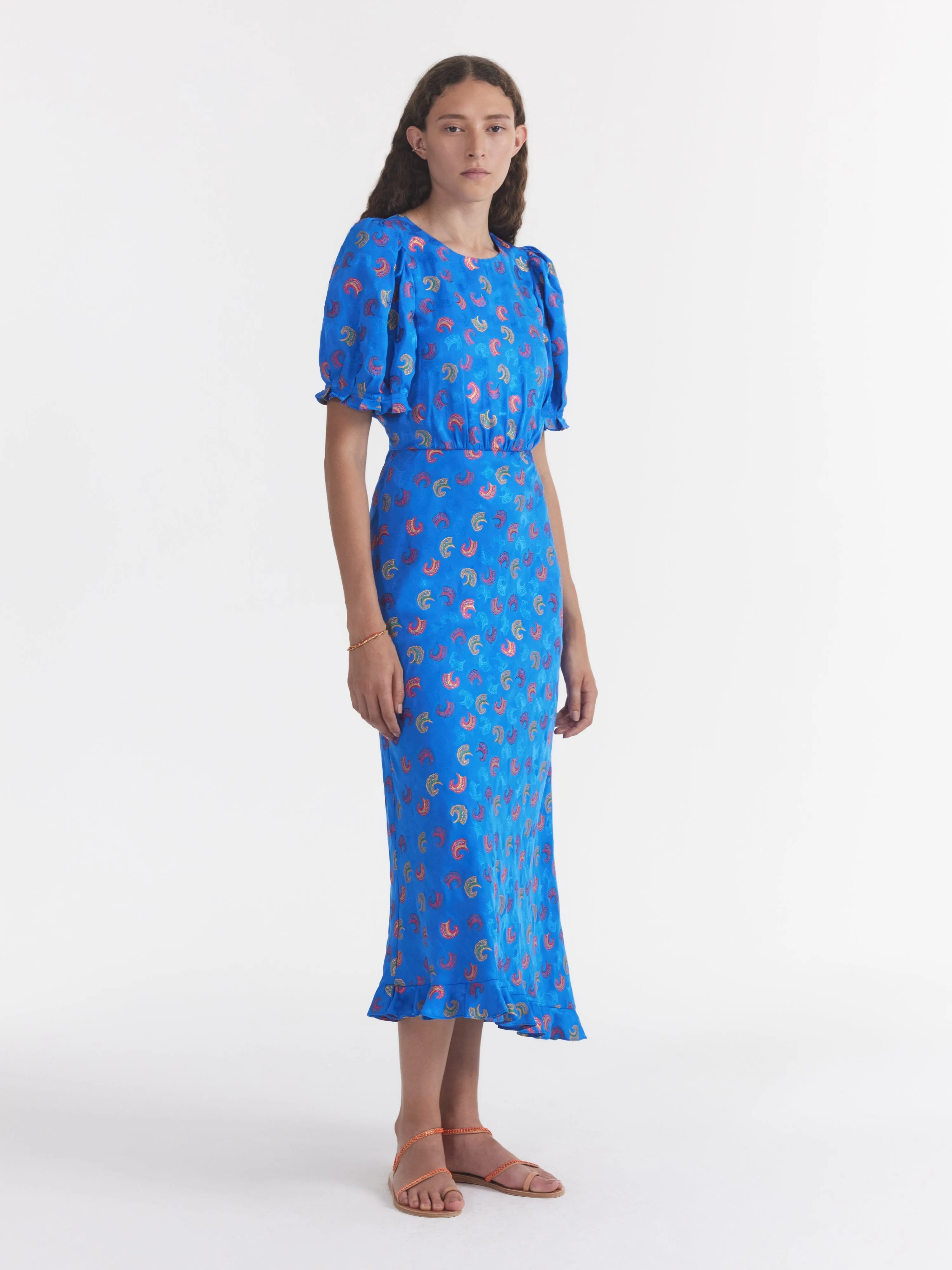 Vida D Dress in Lapis Multi