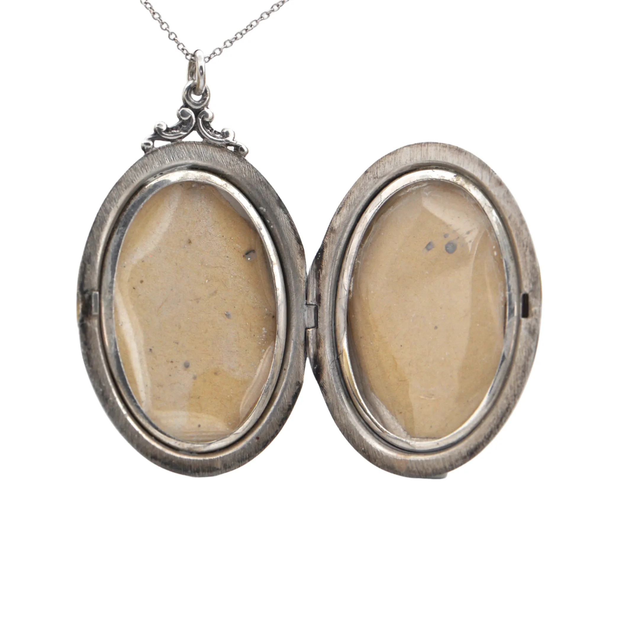 Vintage 'Birks' Sterling Silver Oval Locket