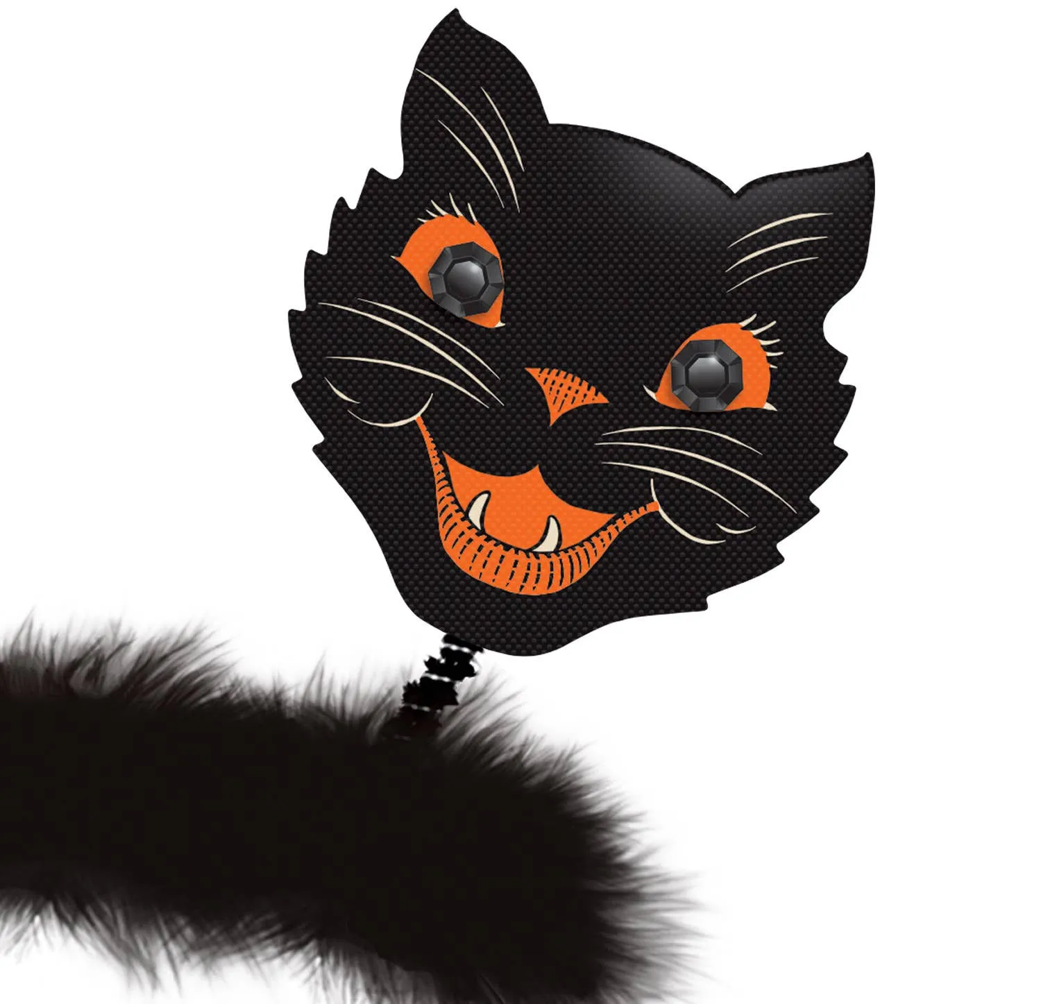 Vintage Halloween Cat Bopper Headband