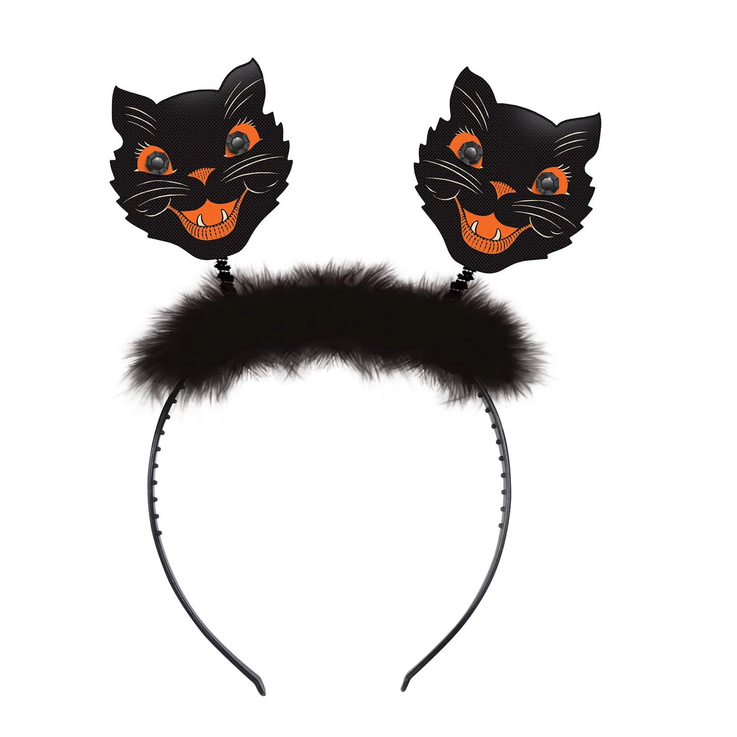 Vintage Halloween Cat Bopper Headband