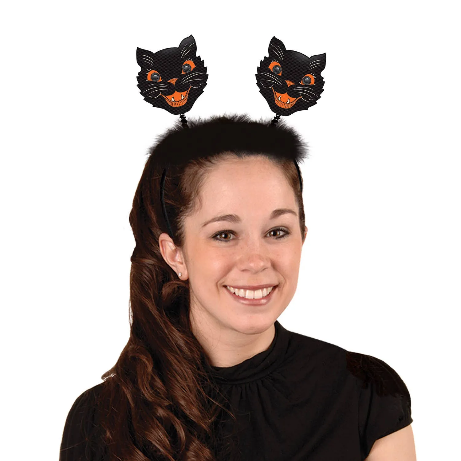 Vintage Halloween Cat Bopper Headband