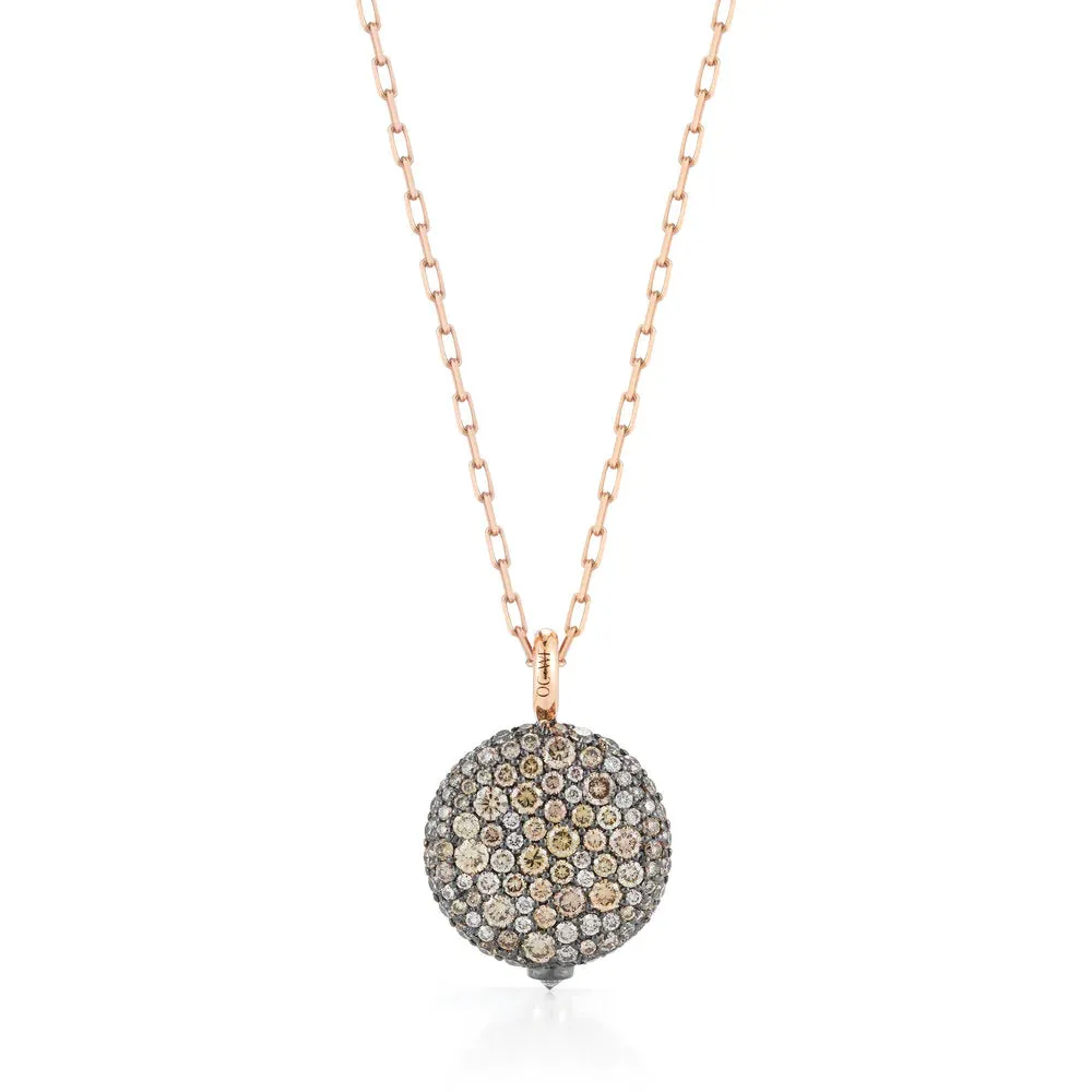 Walters Faith 'OC x WF' Champagne Diamond Pebble Locket Charm