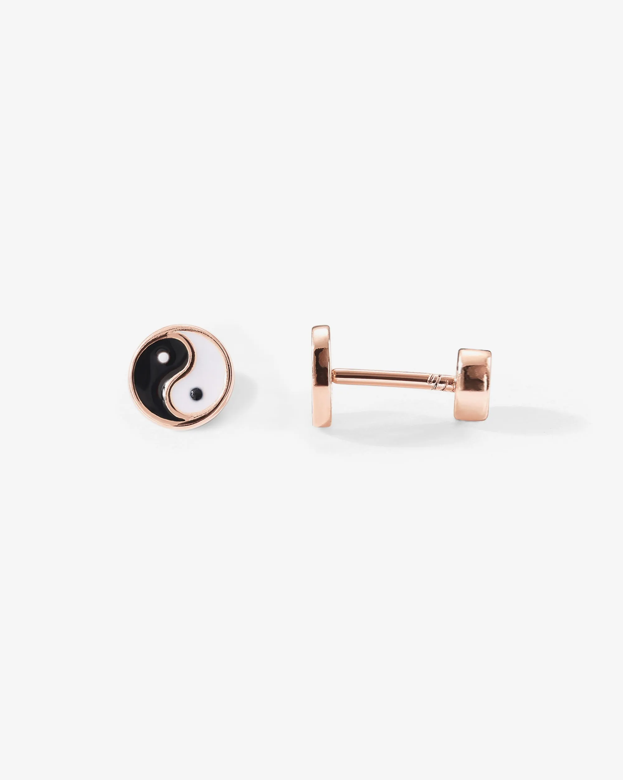 Yin Yang Screw Back Studs