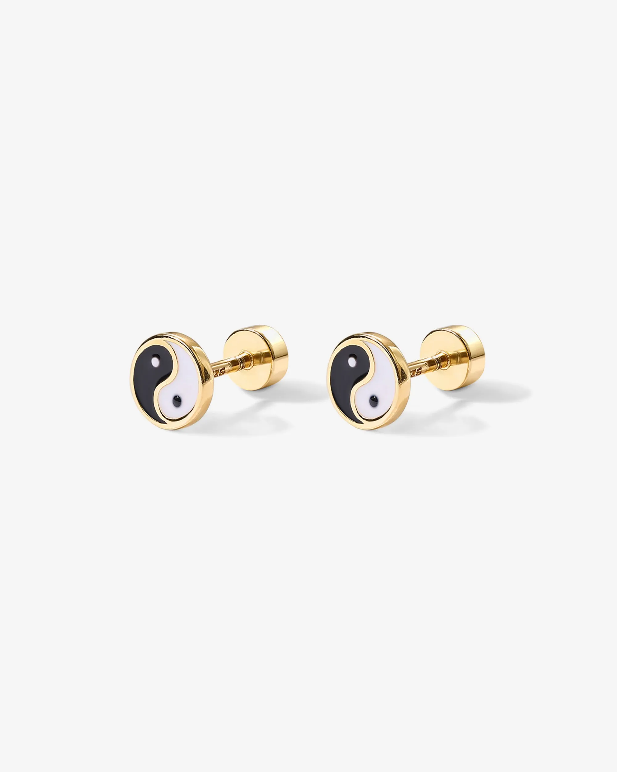 Yin Yang Screw Back Studs